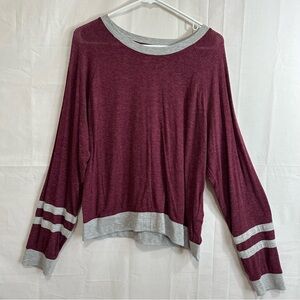 Aeropostale Live Love Dream Women's Thin Semi Sheer Long Sleeve SweatShirt Large